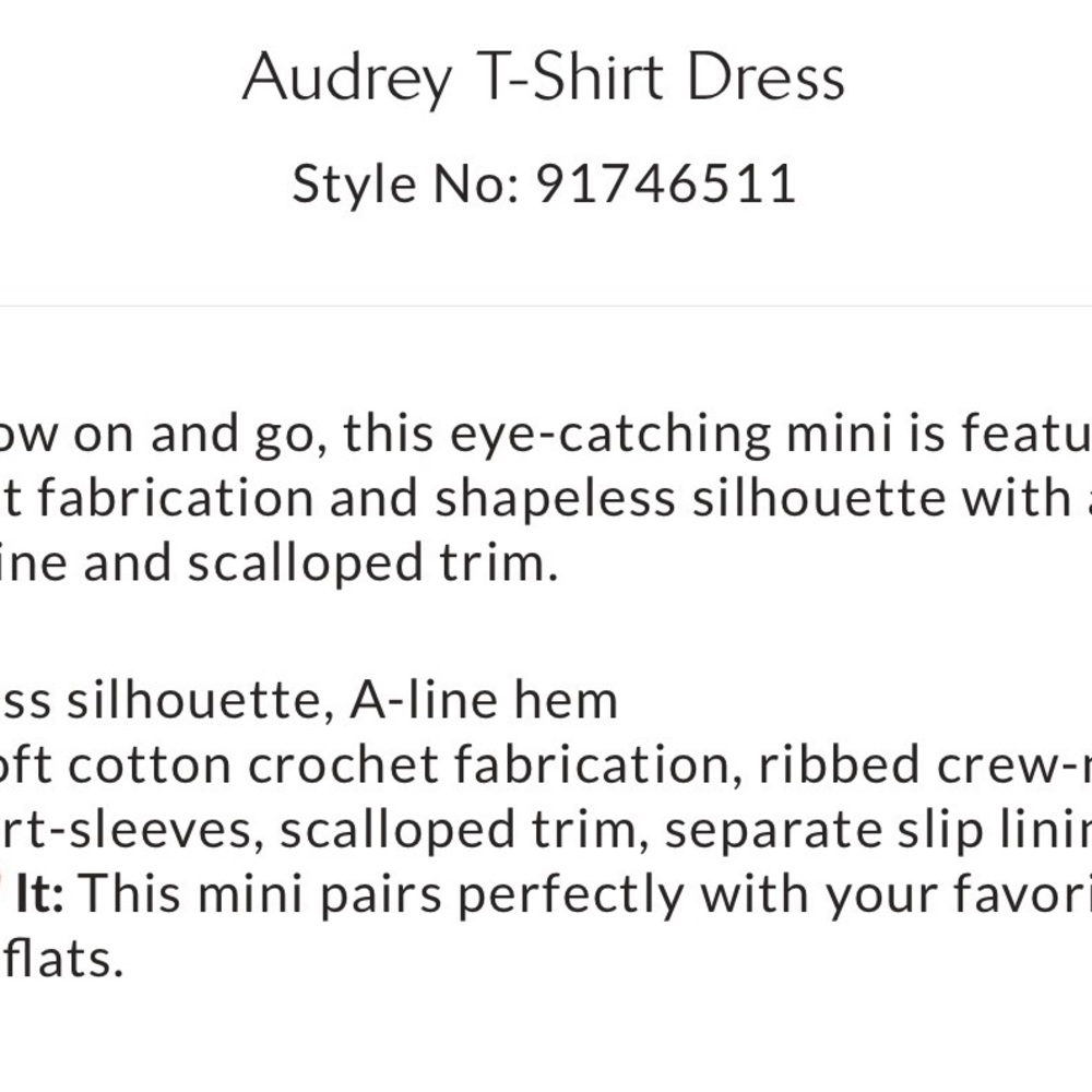 Audrey T-Shirt Dress - Picture 7 of 7